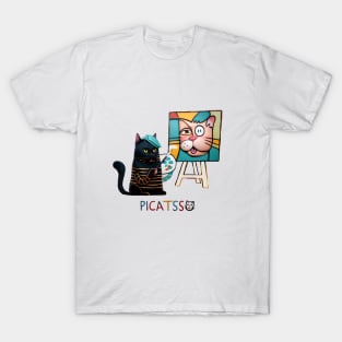 Picatsso Cat Funny T-Shirt